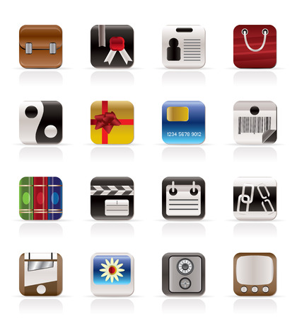 Business and Internet Icons - Vector Icon Setのイラスト素材