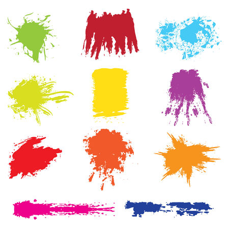 set of grunge vectorのイラスト素材