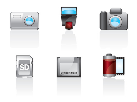  Photo Icon Set One. Easy To Edit Vector Imageのイラスト素材