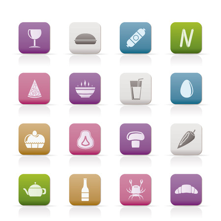 shop, food and drink icons - vector icon set 2のイラスト素材