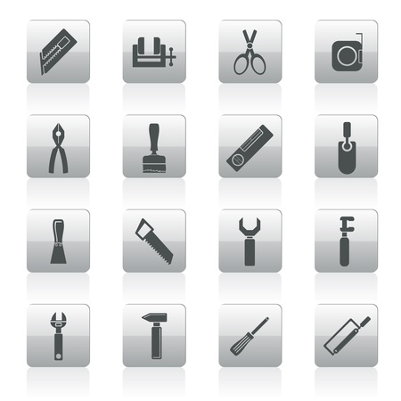Building and Construction Tools icons - Vector Icon Setのイラスト素材