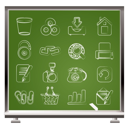 Website and internet icons - vector icon setのイラスト素材
