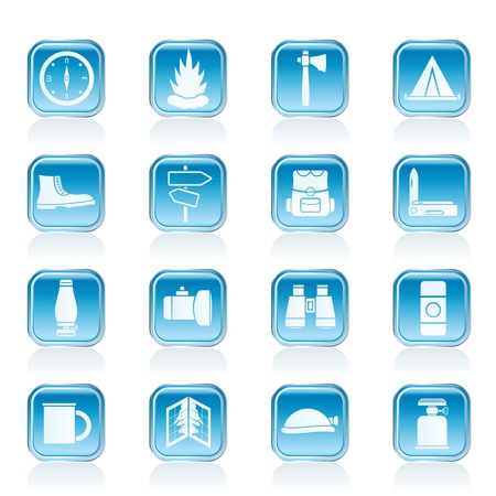 Tourism and Holiday icons -  Vector Icon Setのイラスト素材