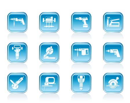 Building and Construction Tools icons - Vector Icon Setのイラスト素材