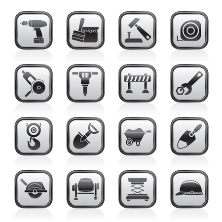 building and construction icons - vector icon setのイラスト素材