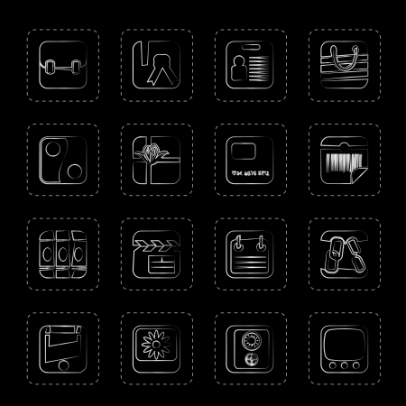 Business and Internet Icons のイラスト素材