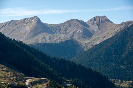 Mountains of Pindus Epirus Greeceの写真素材