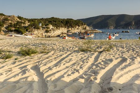Kalamitsi Beach Chalkidiki  Sithonia Central Macedonia Greeceの写真素材