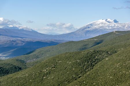 Pindus Mountains Landscape Zagori Epirus Greeceの写真素材