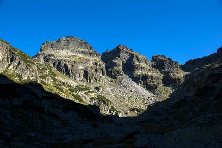Amazing view of Orlovets Peak, Rila Mountain, Bulgariaの写真素材