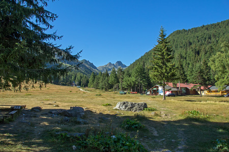 Amazing panorama around Malyovitsa peak, Rila Mountain, Bulgariaの写真素材