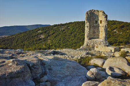 The ancient Thracian city of Perperikon, Kardzhali Region, Bulgariaの写真素材