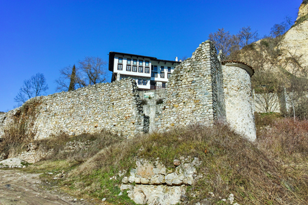 Museum The Kordopulov House and ancient Melnik town, Blagoevgrad region, Bulgariaのeditorial素材
