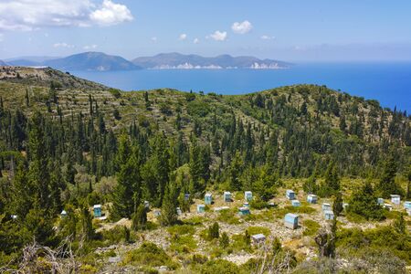 Amazing Landscape with Beehives, Kefalonia, Ionian islands, Greece
