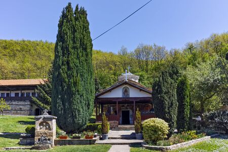 Church and old buildings in Temski monastery St. George, Pirot Region, Republic of Serbia