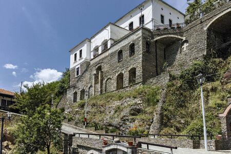 Panoramic view Monastery St. Joachim of Osogovo, Kriva Palanka region, Republic of Macedoniaのeditorial素材