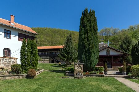 Panoramic view of Temski monastery St. George, Pirot Region, Republic of Serbia