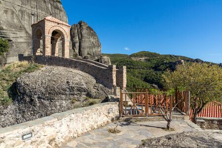 Orthodox Monastery of St. Nicholas Anapausas in Meteora, Thessaly, Greece