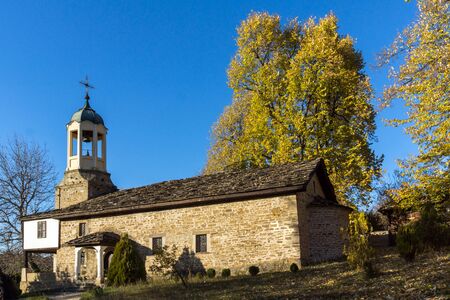 BOZHENTSI, BULGARIA - OCTOBER 29 2016:   Church of Saint Prophet Elijah in village of Bozhentsi,...