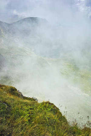 Amazing landscape of The Twin lake, The Seven Rila Lakes, Bulgariaの写真素材