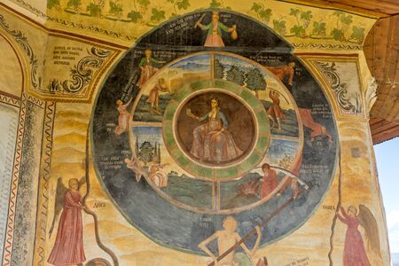 TRANSFIGURATION MONASTERY, VELIKO TARNOVO, BULGARIA - 9 APRIL 2017 : Medieval Monastery of the Holy Transfiguration of God, Veliko Tarnovo region, Bulgariaのeditorial素材