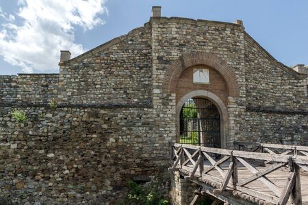 SKOPJE, REPUBLIC OF MACEDONIA - 13 MAY 2017: Skopje fortress (Kale fortress) in the Old Town, Republic of Macedoniaのeditorial素材