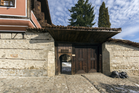 KOPRIVSHTITSA, BULGARIA - DECEMBER 13, 2013: Todor Kableshkov House Museum in historical town of Koprivshtitsa, Sofia Region, Bulgariaのeditorial素材