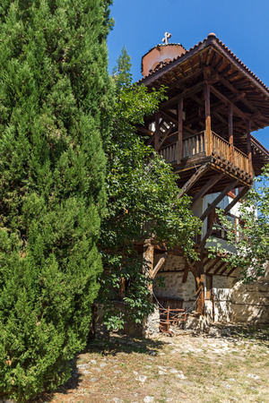 Inside view of  Rozhen Monastery of the Nativity of the Mother of God, Blagoevgrad region, Bulgaria