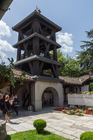 SKOPJE, REPUBLIC OF MACEDONIA - 13 MAY 2017: Orthodox Church of the Ascension of Jesus in city of Skopje, Republic of Macedoniaのeditorial素材
