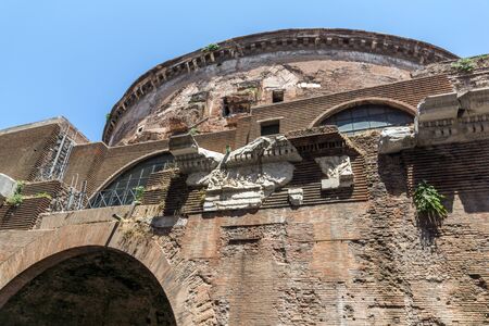 ROME, ITALY - JUNE 23, 2017: Amazing view of Pantheon in city of Rome, Italyのeditorial素材