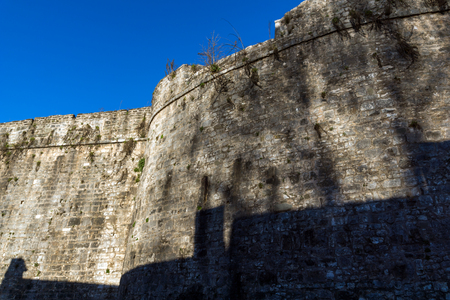 Amazing Sunset view of castle of Ioannina, Epirus, Greeceの写真素材