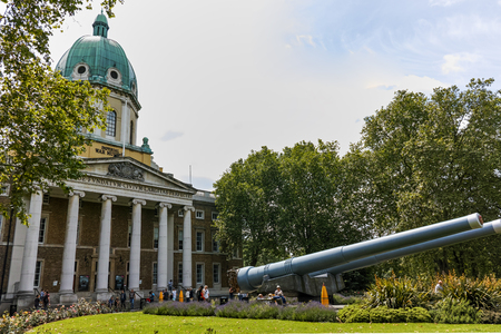 LONDON, ENGLAND - JUNE 19 2016: Amazing view of Imperial War Museum, London, England, United Kingdomのeditorial素材