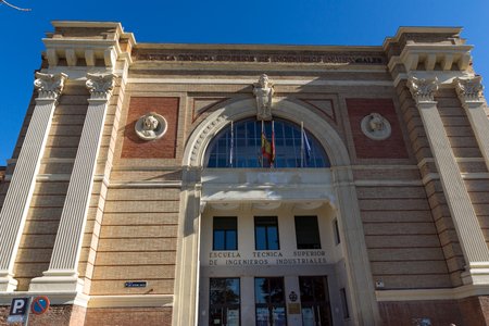 MADRID, SPAIN - JANUARY 21, 2018:  National Museum of Natural Sciences at Paseo de la Castellana street in City of Madrid, Spainのeditorial素材