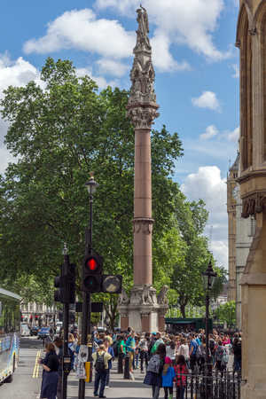 LONDON, ENGLAND - JUNE 15 2016: Panoramic view of Westminster, London, England, Great Britainのeditorial素材