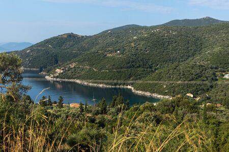Amazing landscape of coastline of Lefkada, Ionian Islands, Greece