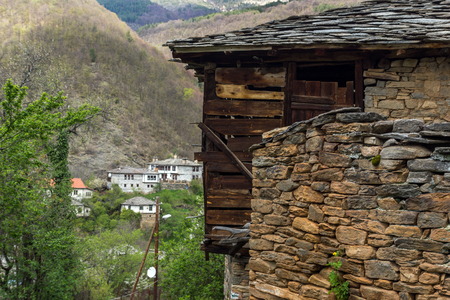 Village of Kosovo with Authentic nineteenth century houses, Plovdiv Region, Bulgariaの写真素材