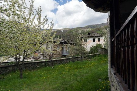 Village of Kosovo with Authentic nineteenth century houses, Plovdiv Region, Bulgariaの写真素材