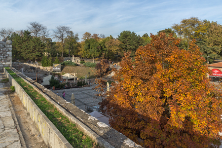 NIS, SERBIA- OCTOBER 21, 2017: Inside view of Fortress and park in City of Nis, Serbiaのeditorial素材