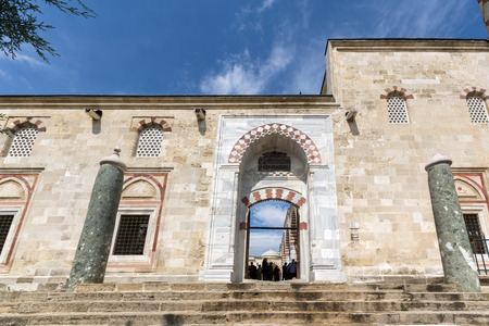 EDIRNE, TURKEY - MAY 26, 2018:  Uc Serefeli mosque Mosque in the center of city of Edirne,  East Thrace, Turkeyのeditorial素材