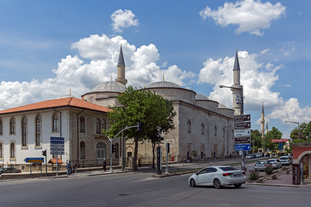 EDIRNE, TURKEY - MAY 26, 2018: Eski Camii Mosque in city of Edirne,  East Thrace, Turkeyのeditorial素材