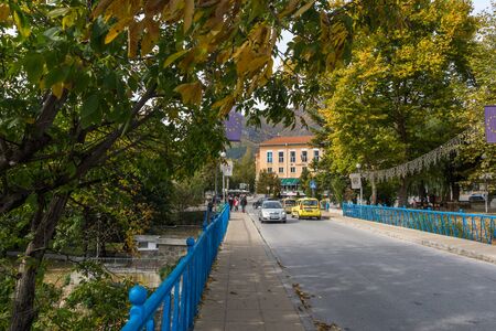 DEVIN, BULGARIA - OCTOBER 13, 2018: Center of Spa Resort of Devin, Smolyan Region, Bulgariaのeditorial素材