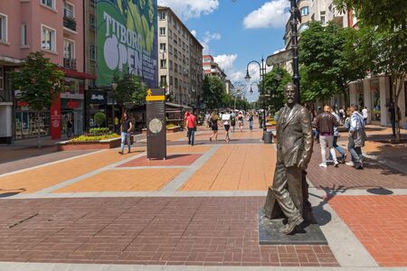 SOFIA, BULGARIA -MAY 20, 2018:  Building at Boulevard Vitosha in city of Sofia, Bulgariaのeditorial素材