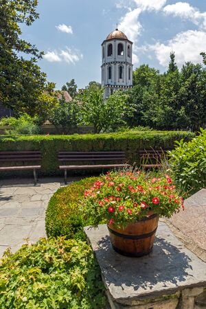 PLOVDIV, BULGARIA - JULY 5, 2018:   St. Constantine and St. Elena church from the period of Bulgarian Revival in old town of Plovdiv, Bulgariaのeditorial素材