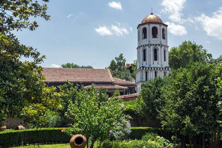 PLOVDIV, BULGARIA - JULY 5, 2018:   St. Constantine and St. Elena church from the period of Bulgarian Revival in old town of Plovdiv, Bulgariaのeditorial素材