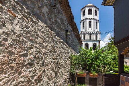 PLOVDIV, BULGARIA - JULY 5, 2018:   St. Constantine and St. Elena church from the period of Bulgarian Revival in old town of Plovdiv, Bulgariaのeditorial素材