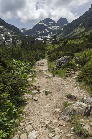 Amazing Summer landscape of Malyovitsa peak, Rila Mountain, Bulgariaの写真素材