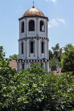 PLOVDIV, BULGARIA - JULY 5, 2018:   Medieval St. Constantine and St. Elena church in old town of Plovdiv, Bulgariaのeditorial素材