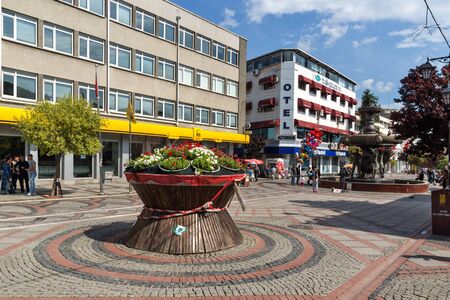 EDIRNE, TURKEY - MAY 26, 2018: Shopping  pedestrian street in the center of city of Edirne,  East...