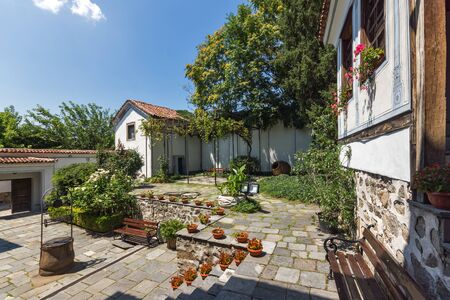 PLOVDIV, BULGARIA - JULY 5, 2018:  Museum Hindliyan House in architectural and historical reserve...