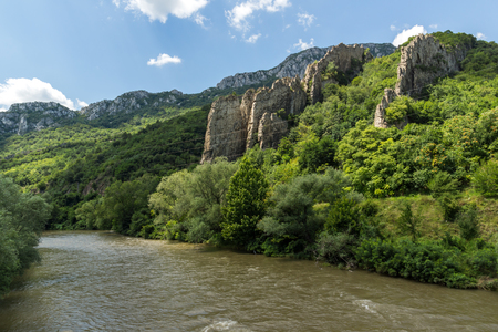 Ritlite - rock formations at Iskar River Gorge, Balkan Mountains, Bulgariaの写真素材